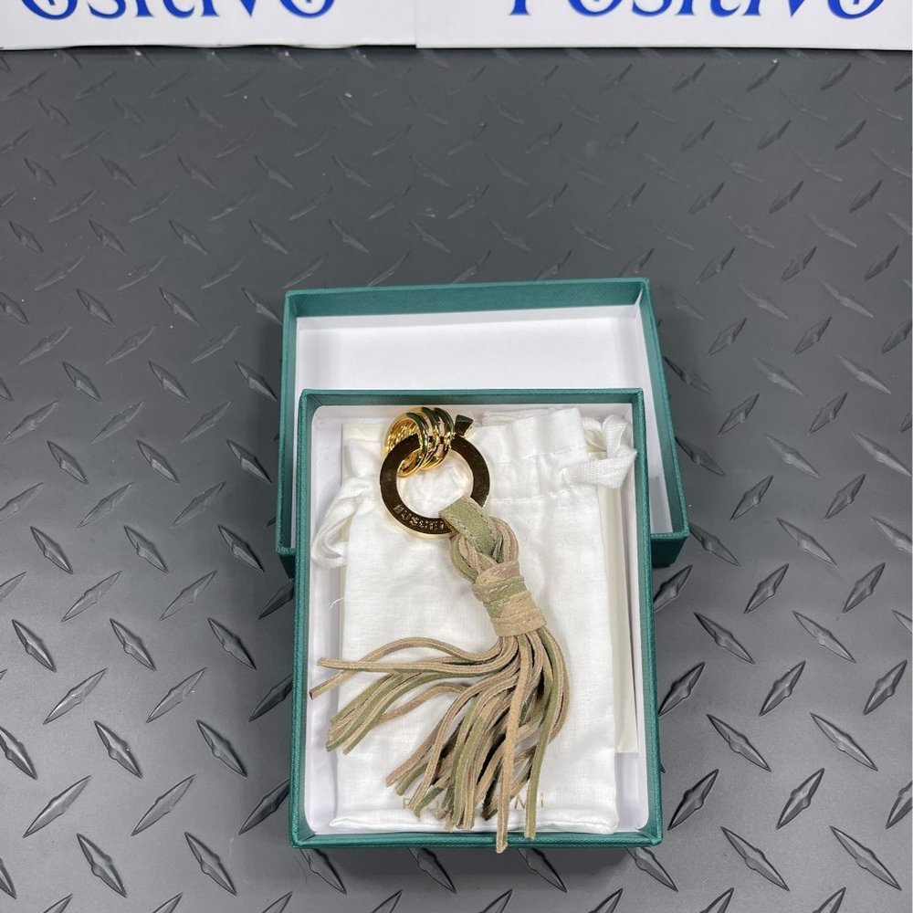 Buscemi Keyholder Fringe Camou Leather